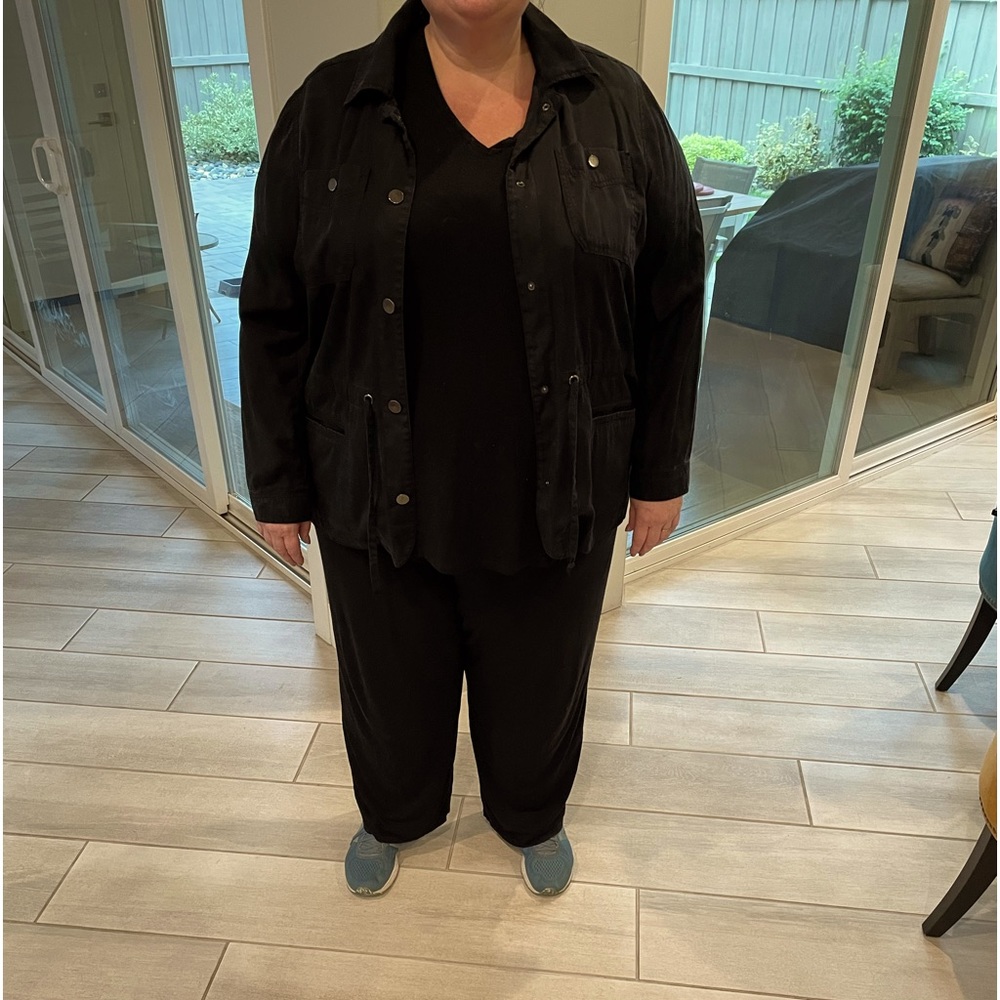 Double breasted lightweight jacket